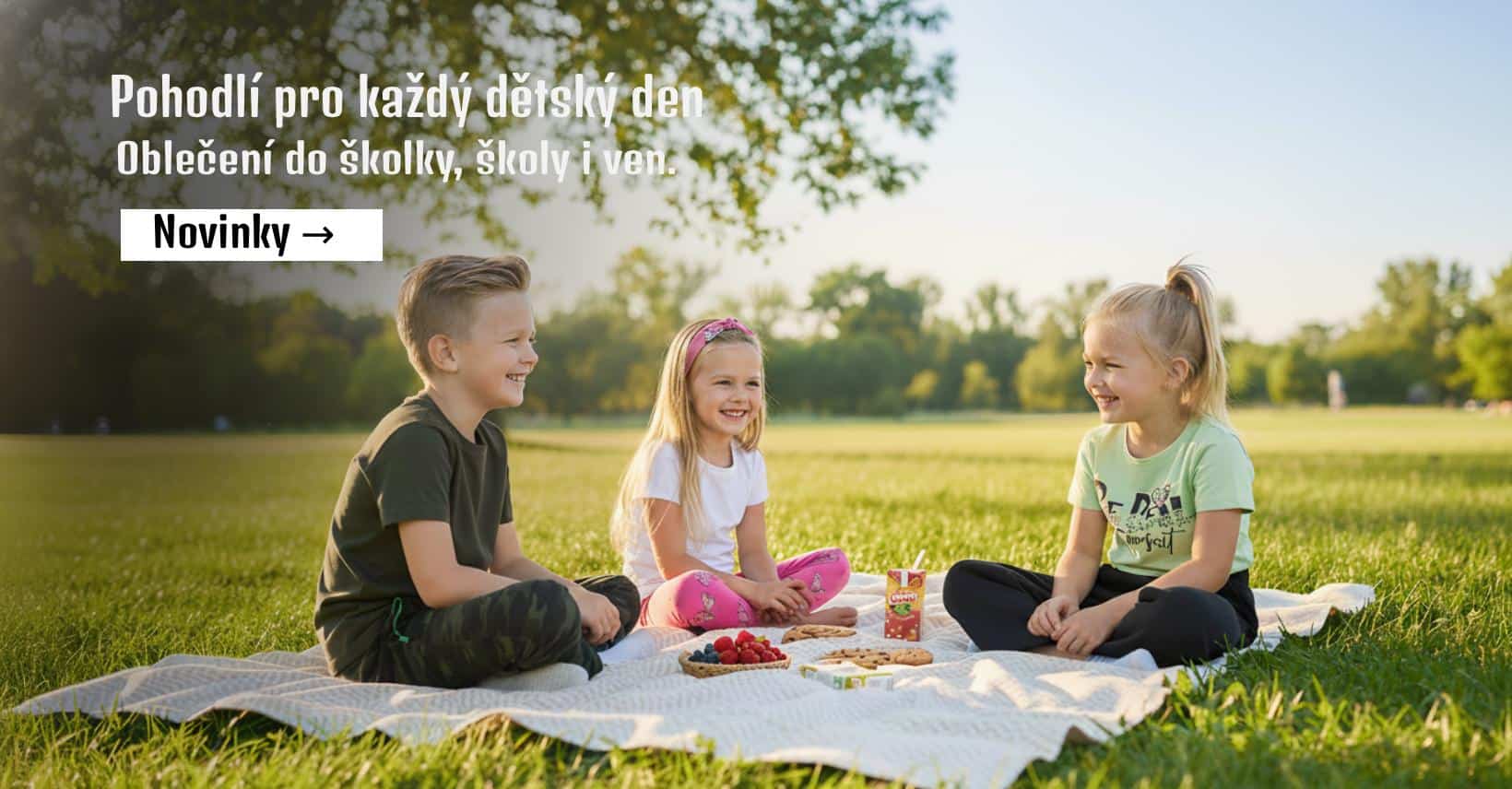Pohodlí do školky, školy i ven